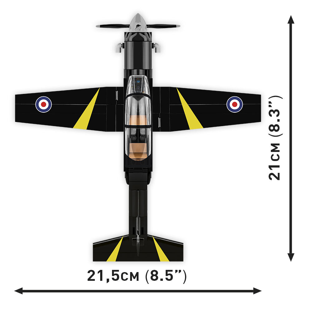 COBI Beechcraft T-6 Texan II Turboprop Black: Set #26626