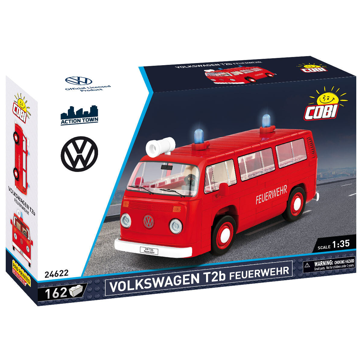 Furgoneta de bomberos COBI Volkswagen T2b Feuerwehr: Set #24622