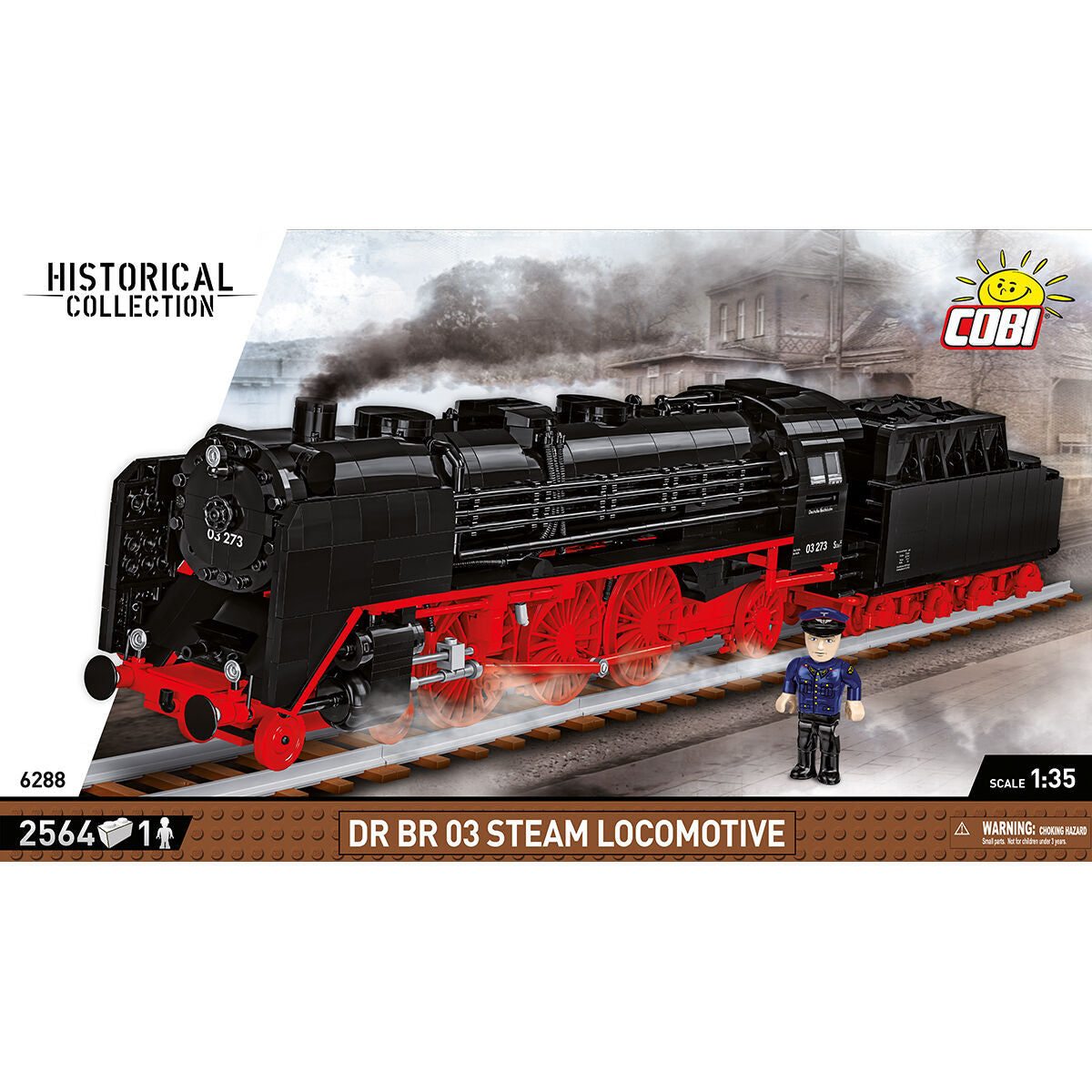 COBI Steam Locomotive DR BR 03 Train : Set #6288