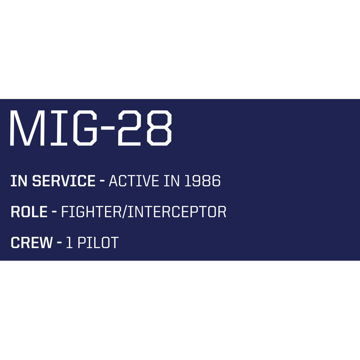 COBI TOP GUN MIG-28 Fighter Jet : Set #5859