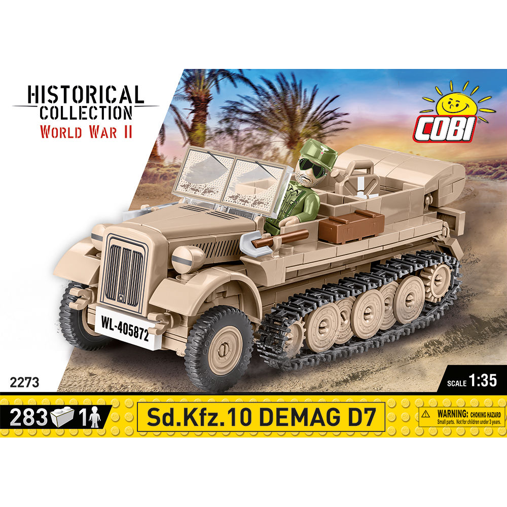 COBI Sd.Kfz. 10 Demag D7: Conjunto n.° 2273
