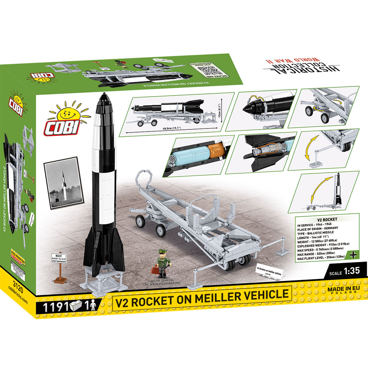 Cohete COBI EDICIÓN EJECUTIVA V2 en vehículo Meiller: Set n.° 3120