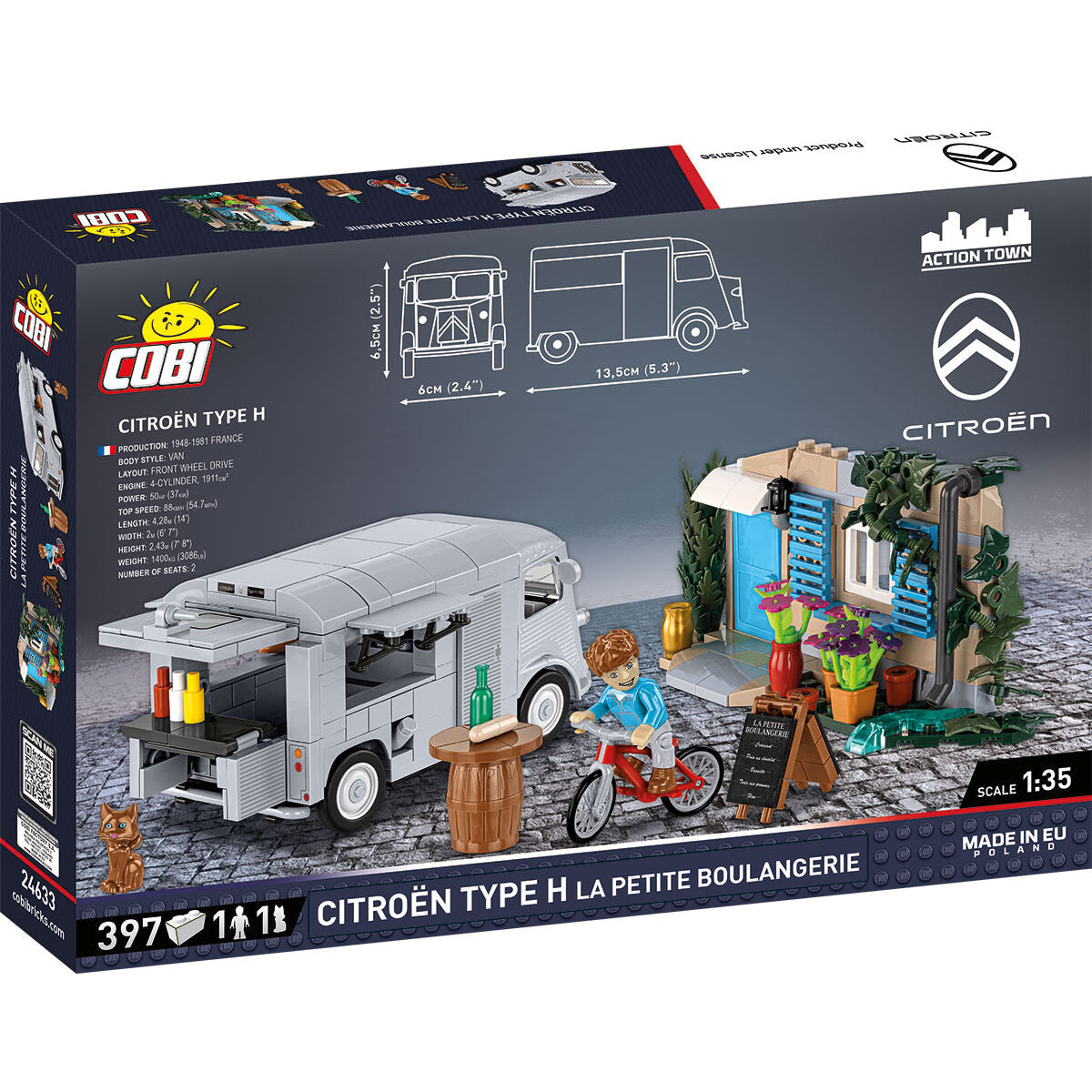 COBI Citroën Type H La Petite Boulangerie Van: Set #24633