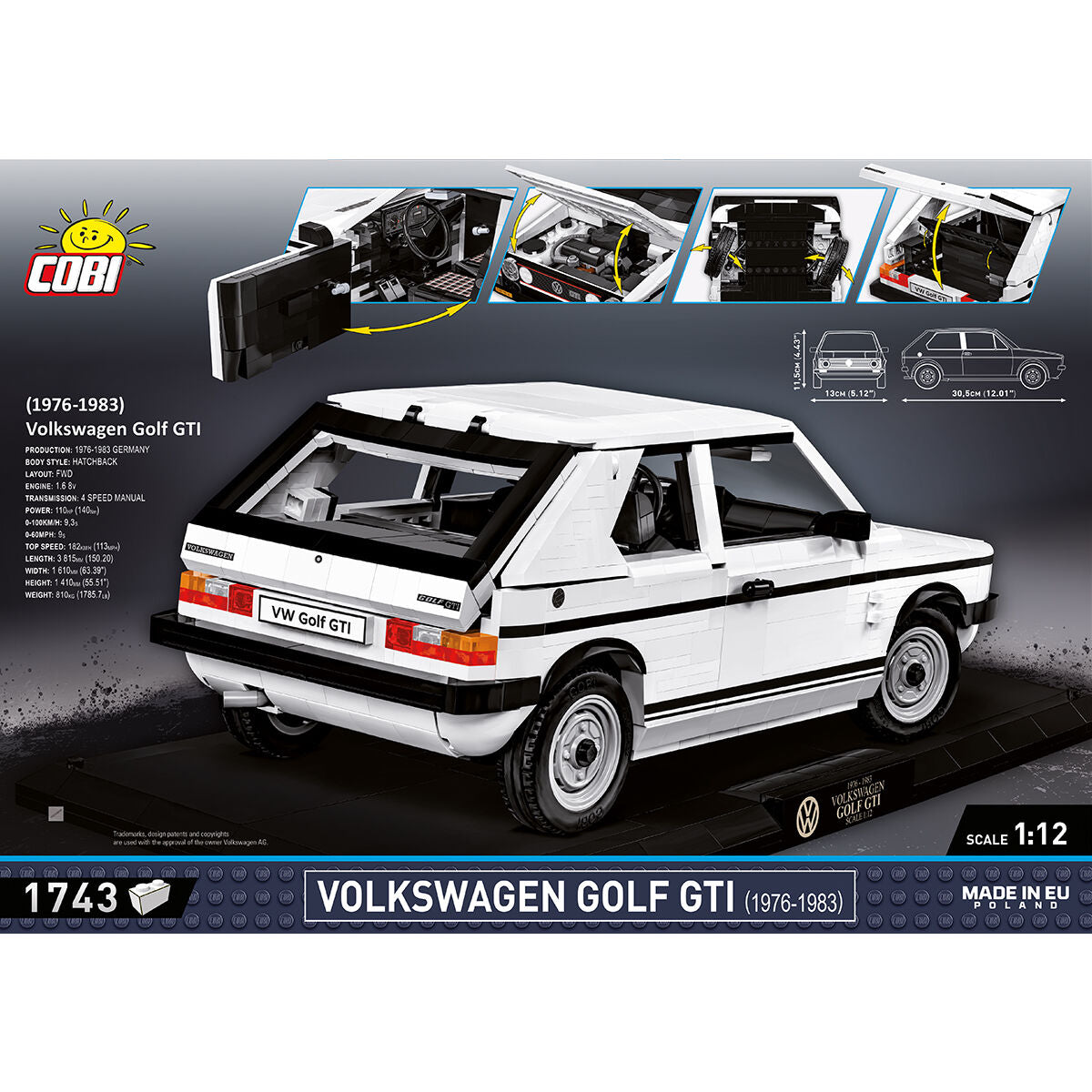 COBI EXECUTIVE EDITION Volkswagen GOLF GTI: Set #24358