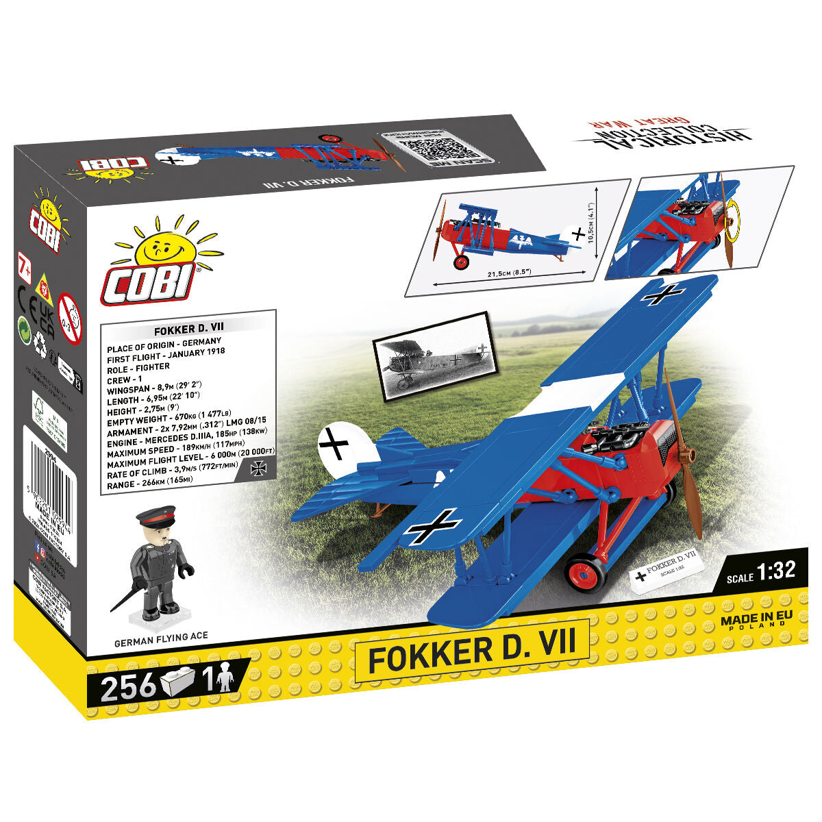 Caza COBI Fokker D. VII: Set #2994