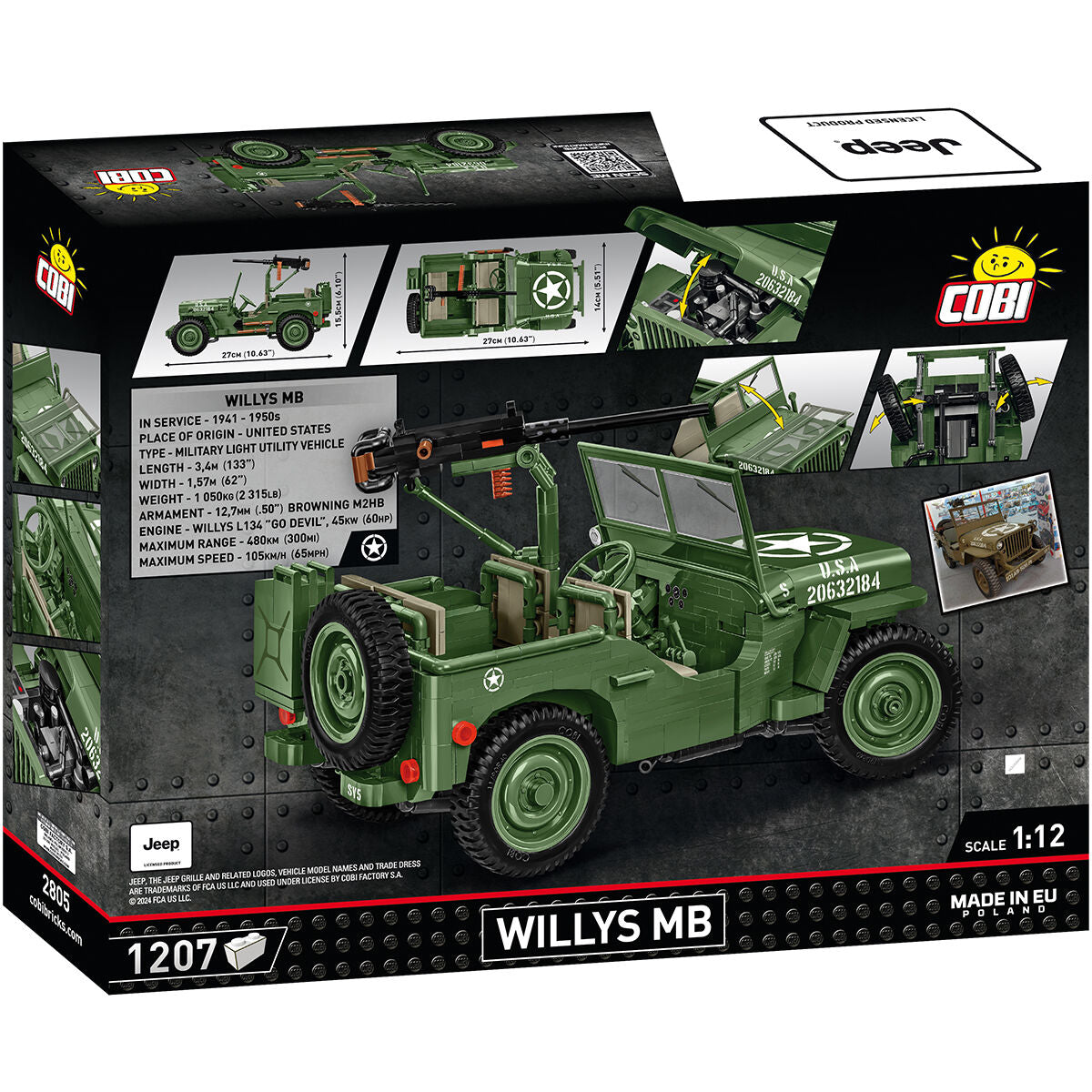COBI JEEP Willys MB: Set #2805