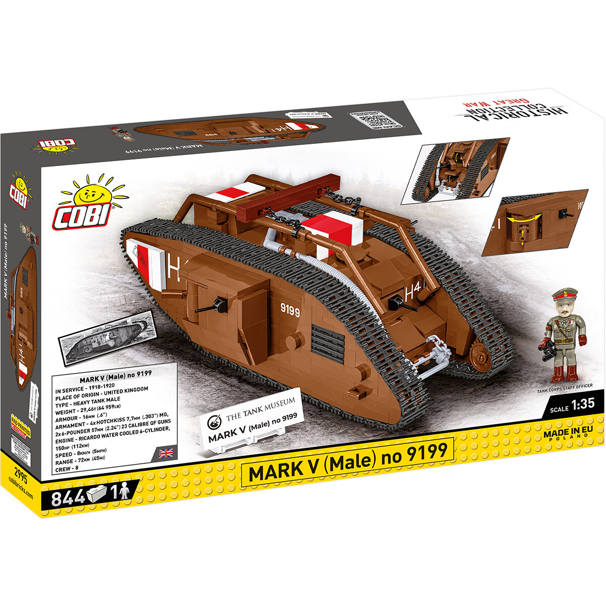 COBI Mark V (Male) no C.9199 Tank : Set #2995