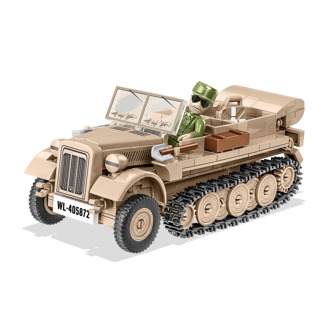 COBI Sd.Kfz. 10 Demag D7: Conjunto n.° 2273