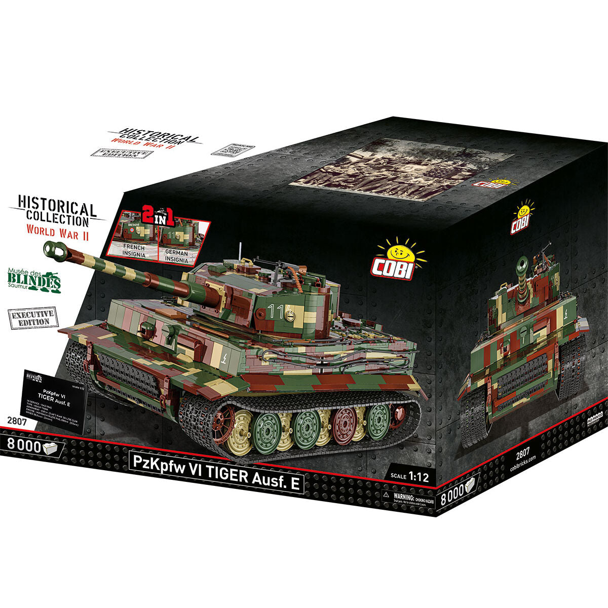 COBI EDICIÓN EJECUTIVA PzKpfw VI Ausf. Tanque Panzer E: Conjunto #2807