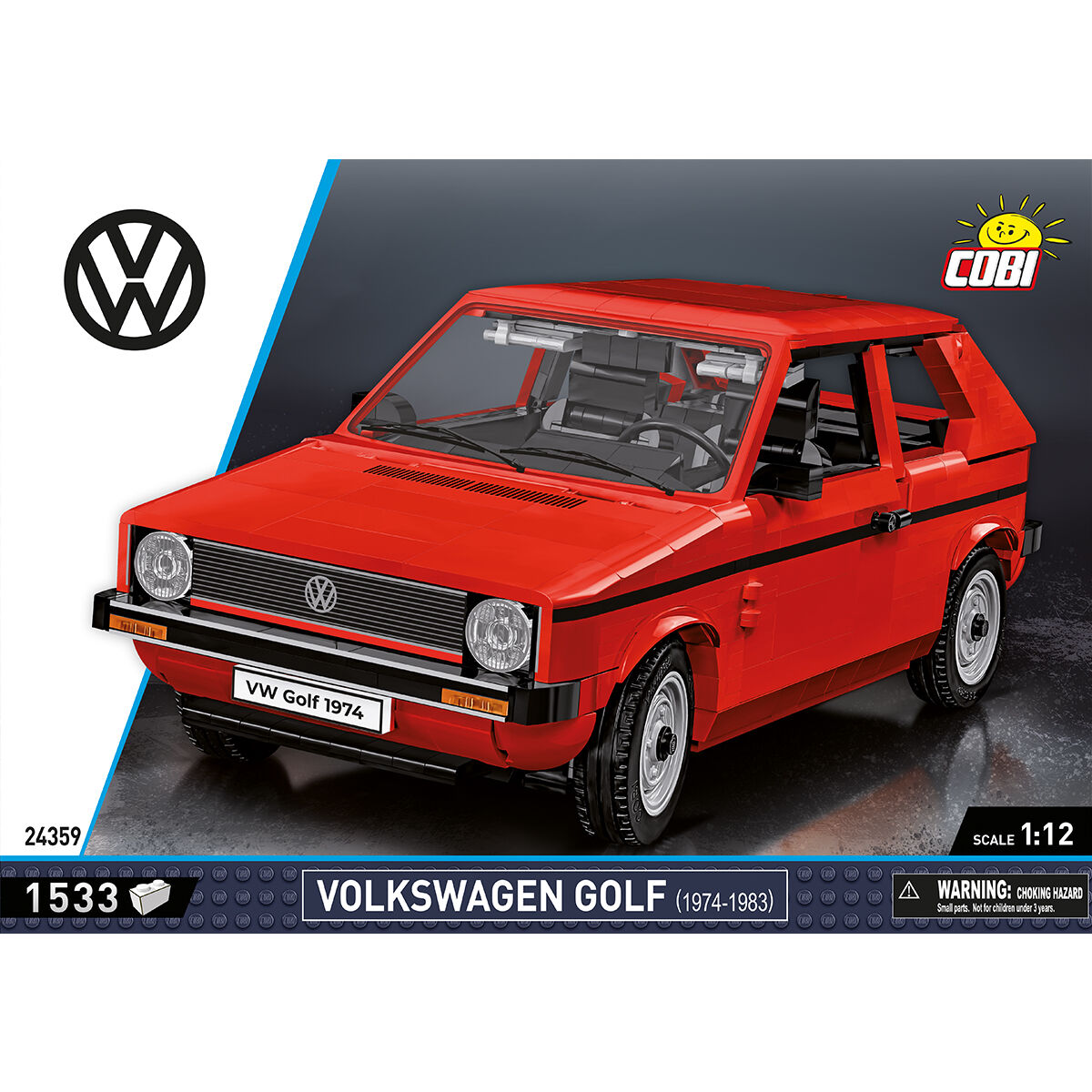 COBI Volkswagen Golf Red (1974-1983) : Set #24359