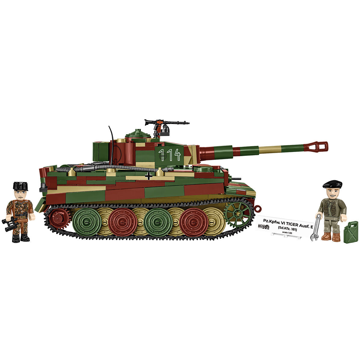 COBI Pz.Kpfw. VI Tiger Ausf. E Tank : Set #3124