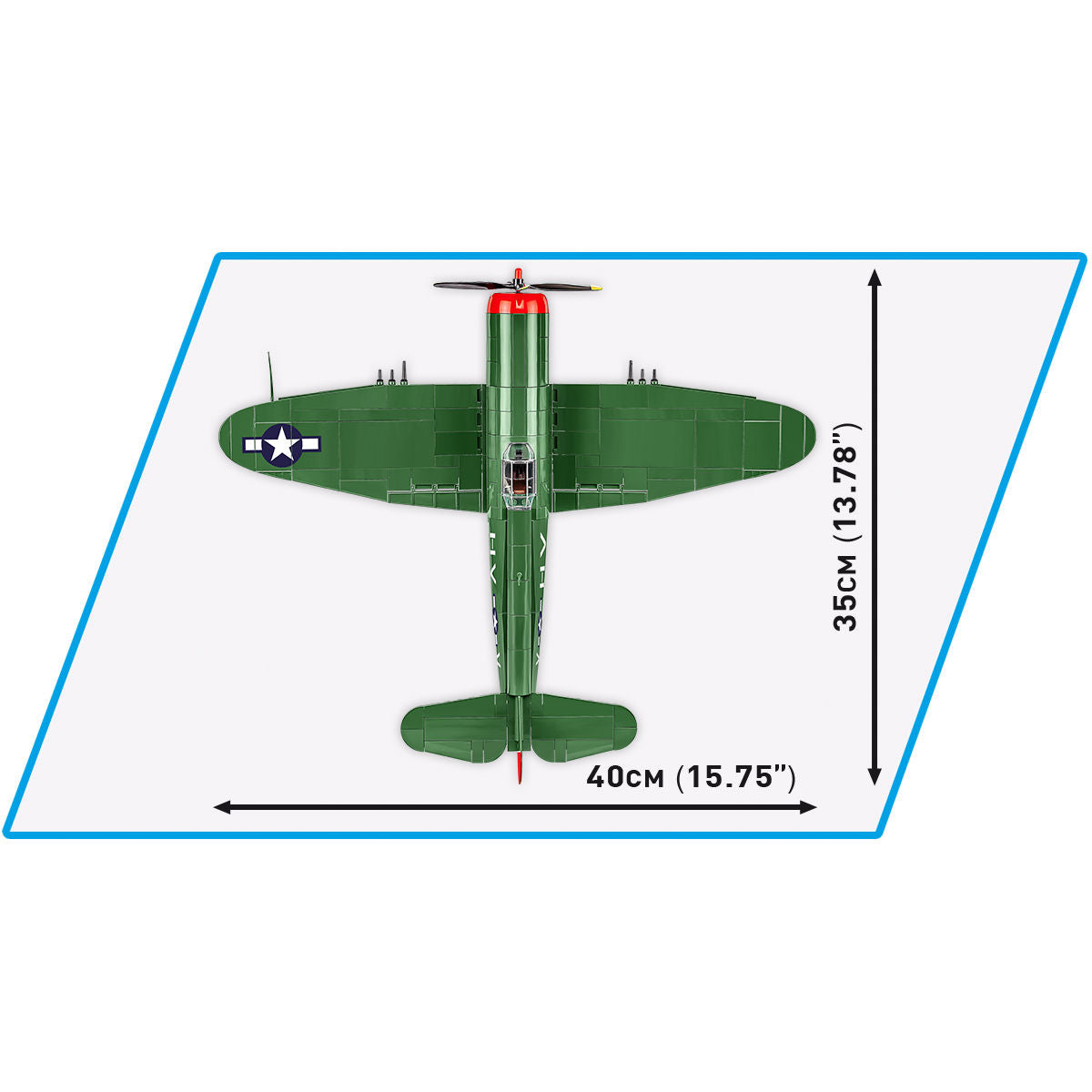 Avión COBI P-47 Thunderbolt: Colección n.° 5737
