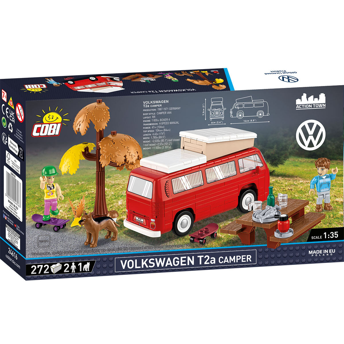 COBI Volkswagen T2a Camper Van: Set #24616