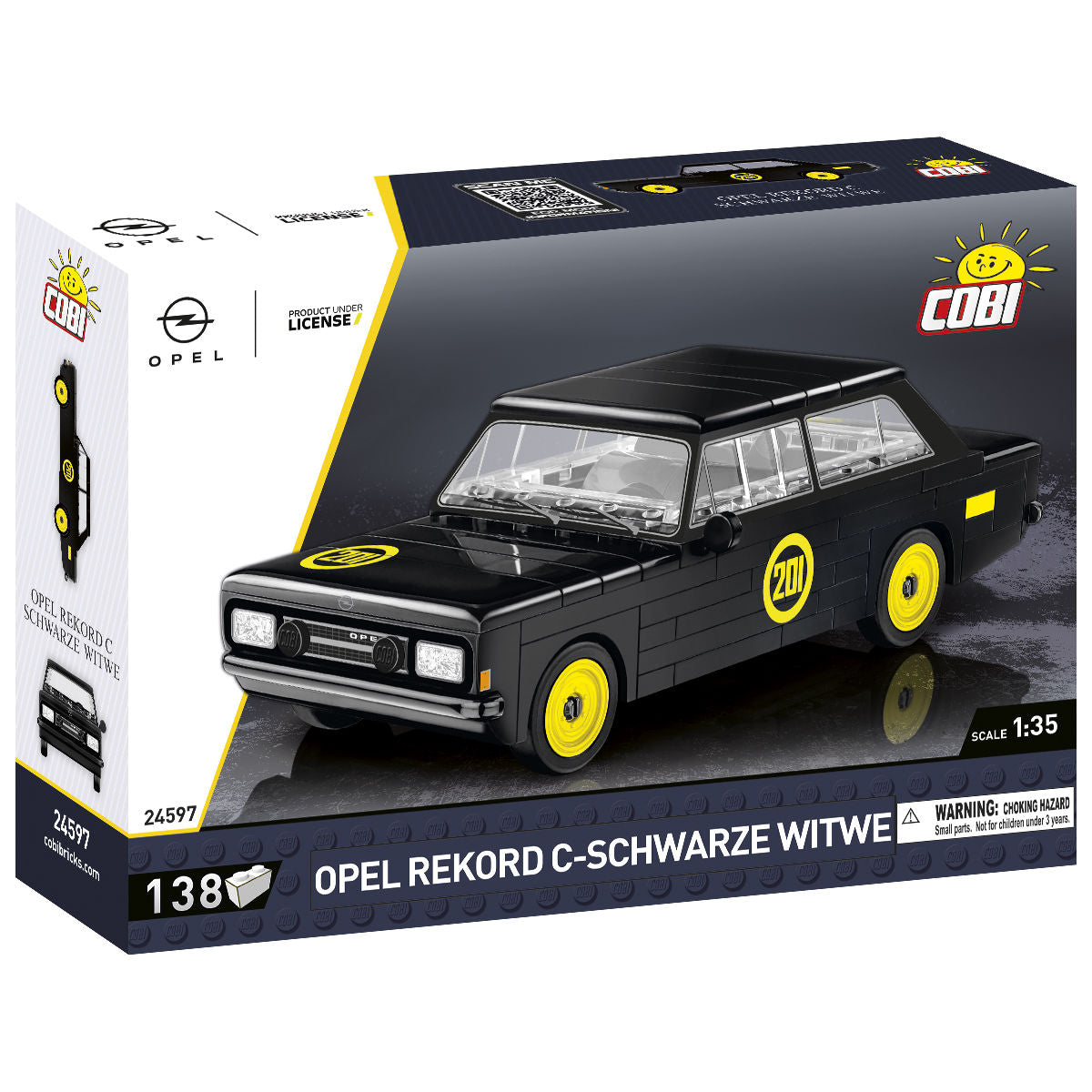 COBI Opel Rekord C-Schwarze Witwe Coche: Set #24597