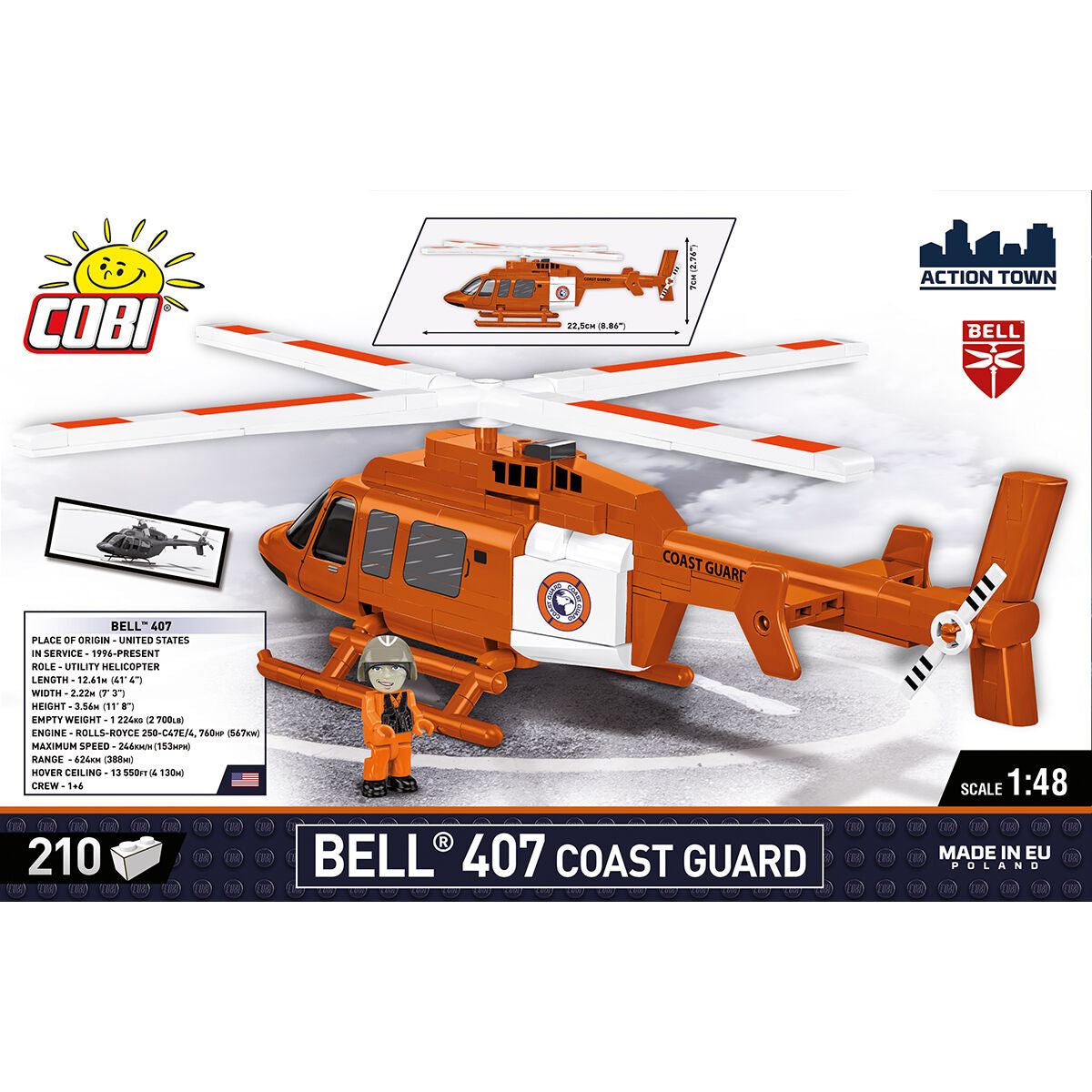 Helicóptero de la Guardia Costera COBI Bell 407: Conjunto n.° 26627