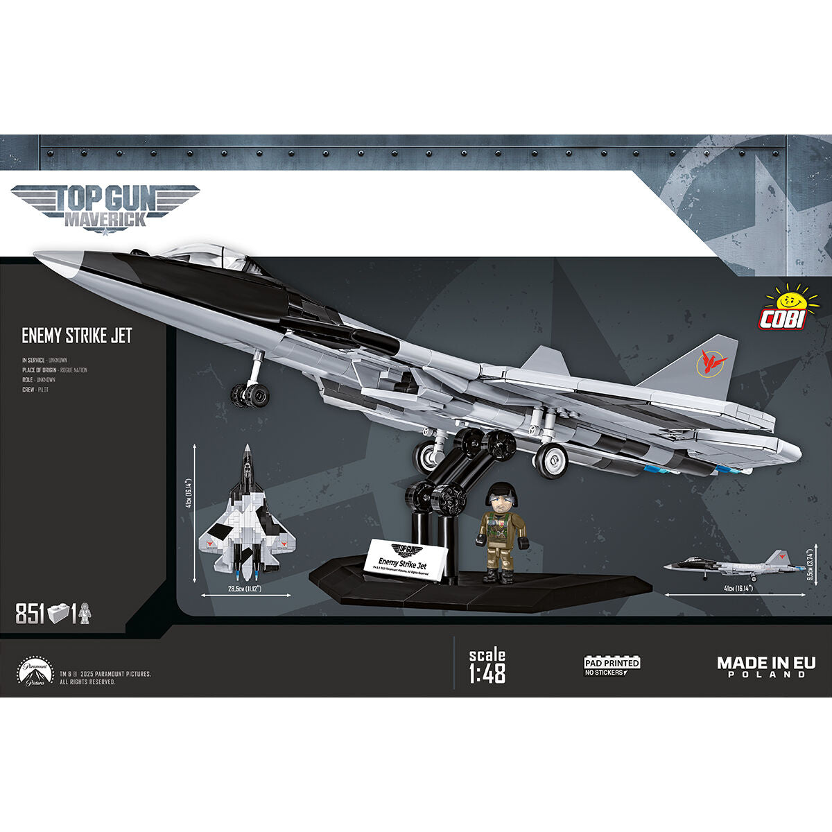 COBI TOP GUN Su-57 FELON Fighter: Set #5921