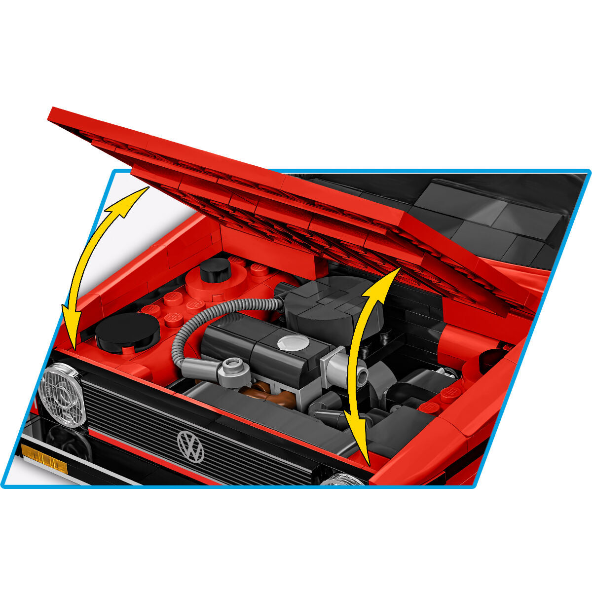 COBI Volkswagen Golf Red (1974-1983) : Set #24359