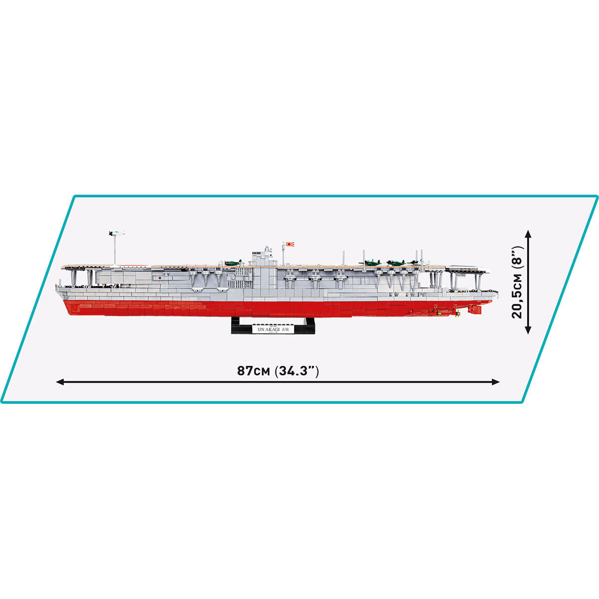 COBI IJN Akagi Aircraft Carrier : Set #4851