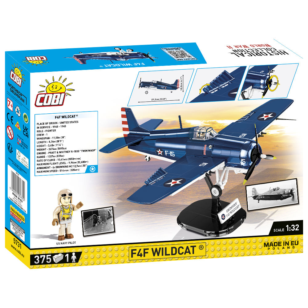COBI F4F Wildcat Fighter : Set #5731