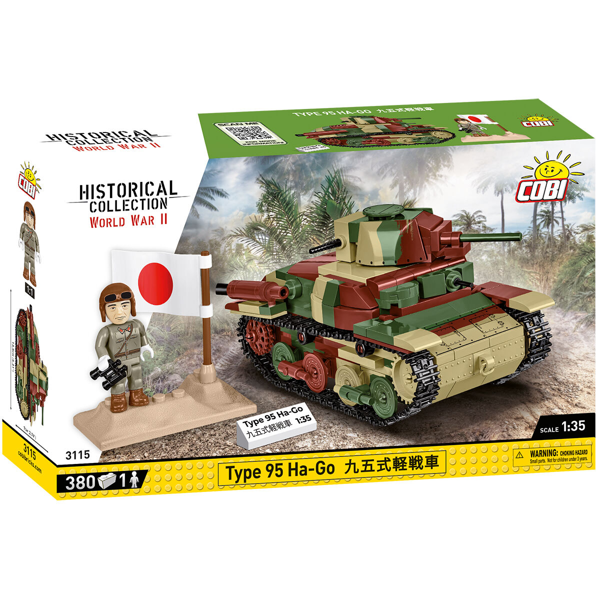 Tanque COBI Tipo 95 Ha-Go: Set n.° 3115