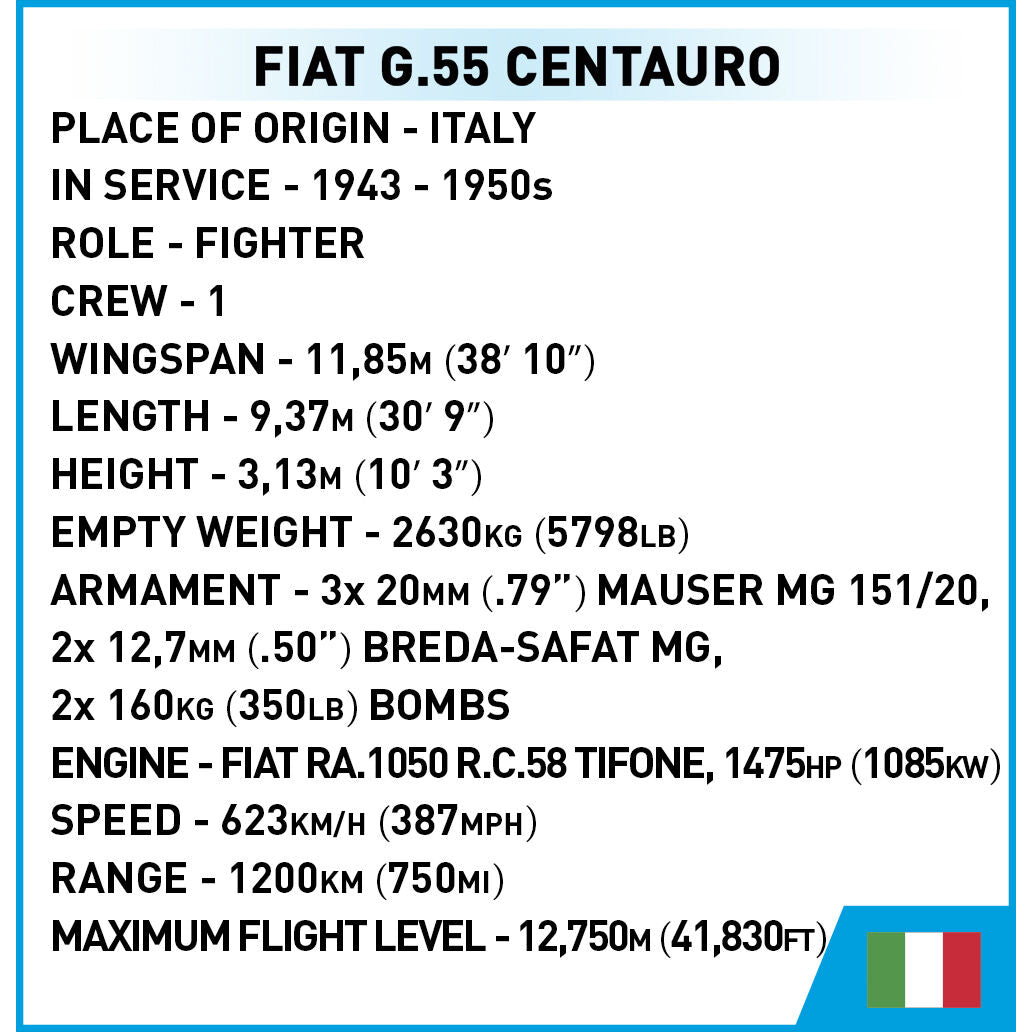 COBI Fiat G.55 Centauro Fighter: Juego #5867
