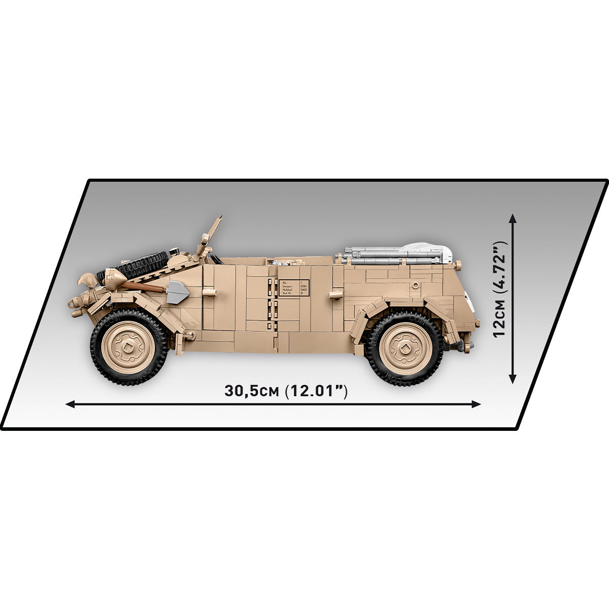 Vehículo utilitario COBI Kübelwagen TYP 82 (1:12): Set #2803