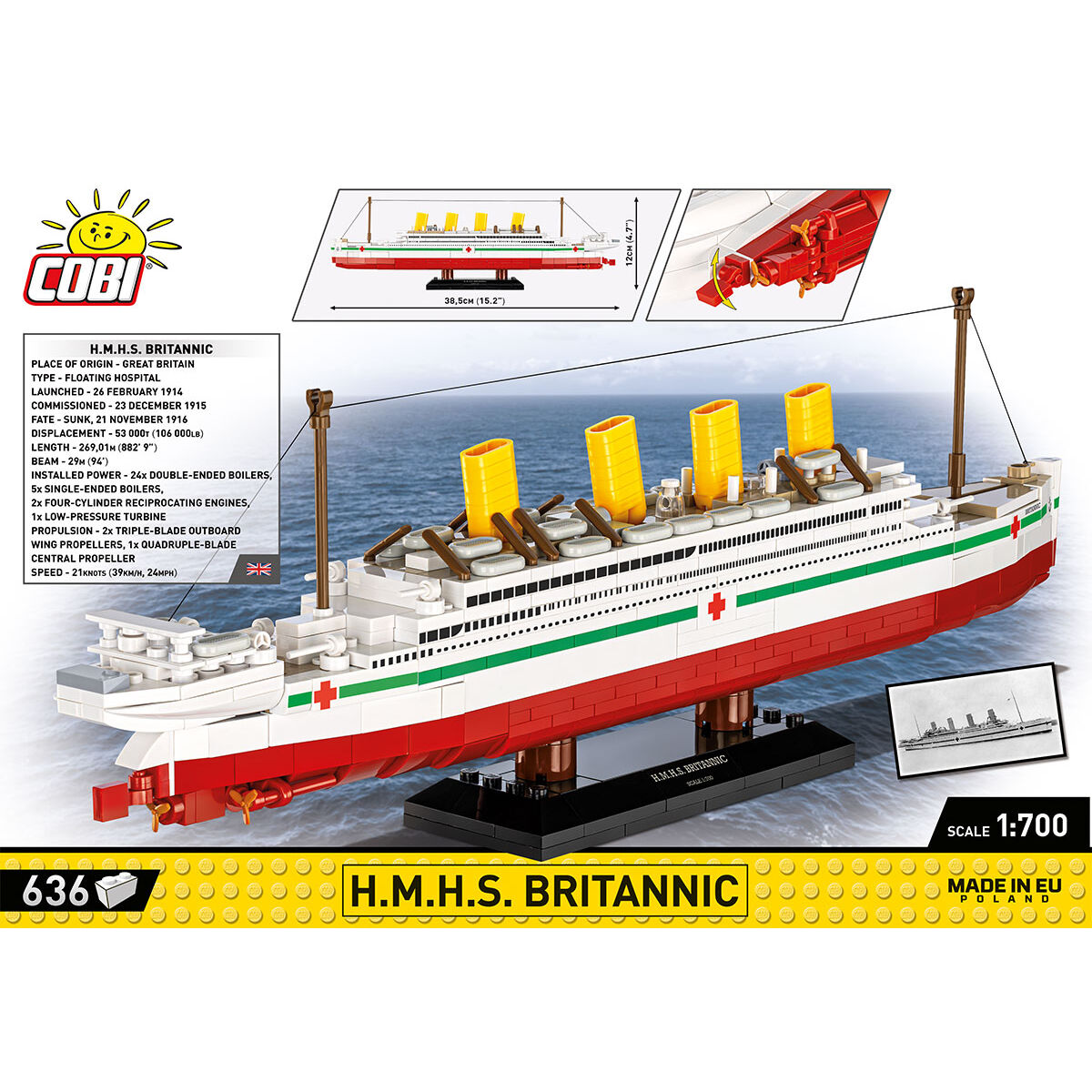 COBI H.M.H.S. Britannic: Set #1681
