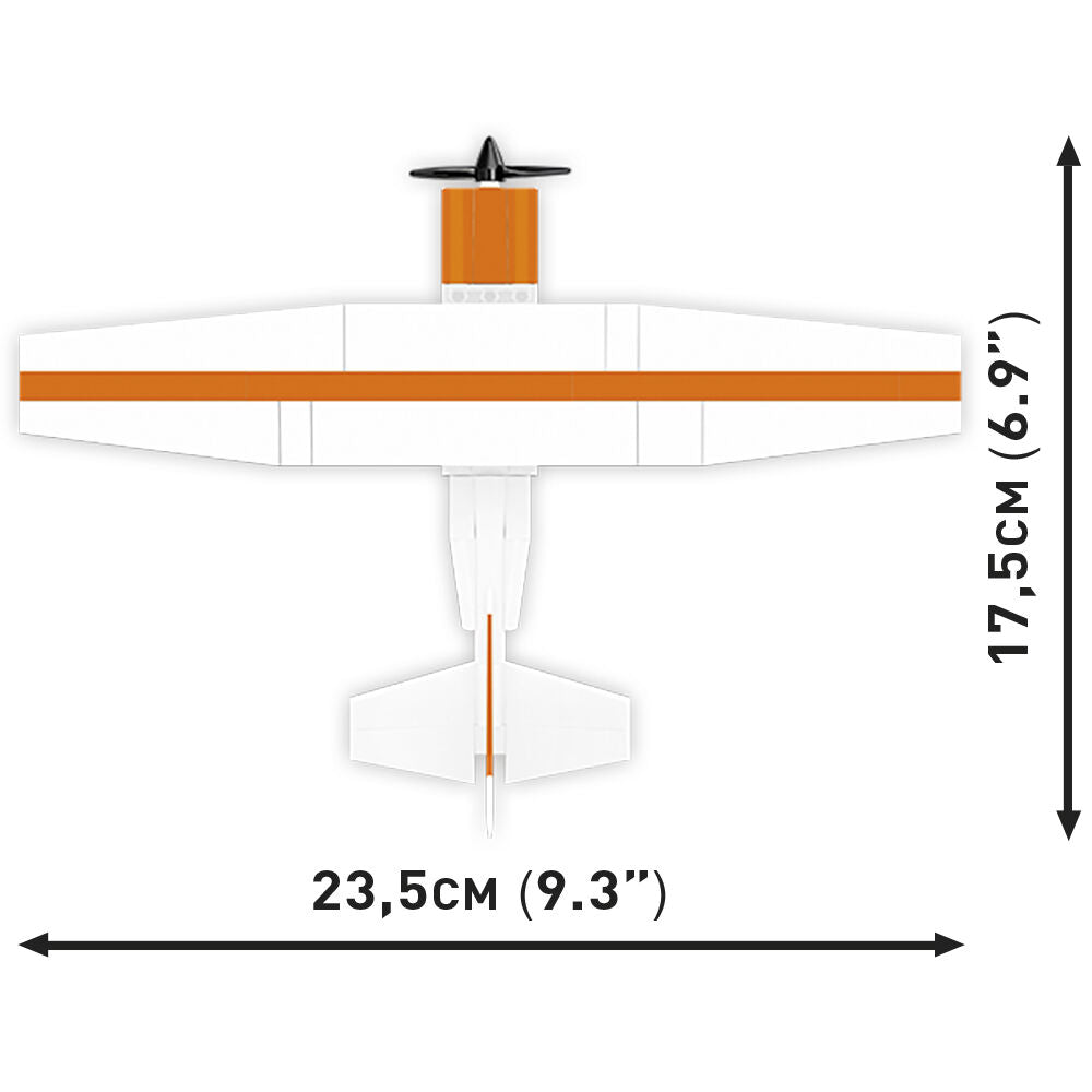 COBI Cessna 172 Skyhawk Aircraft (Orange): Set #26623