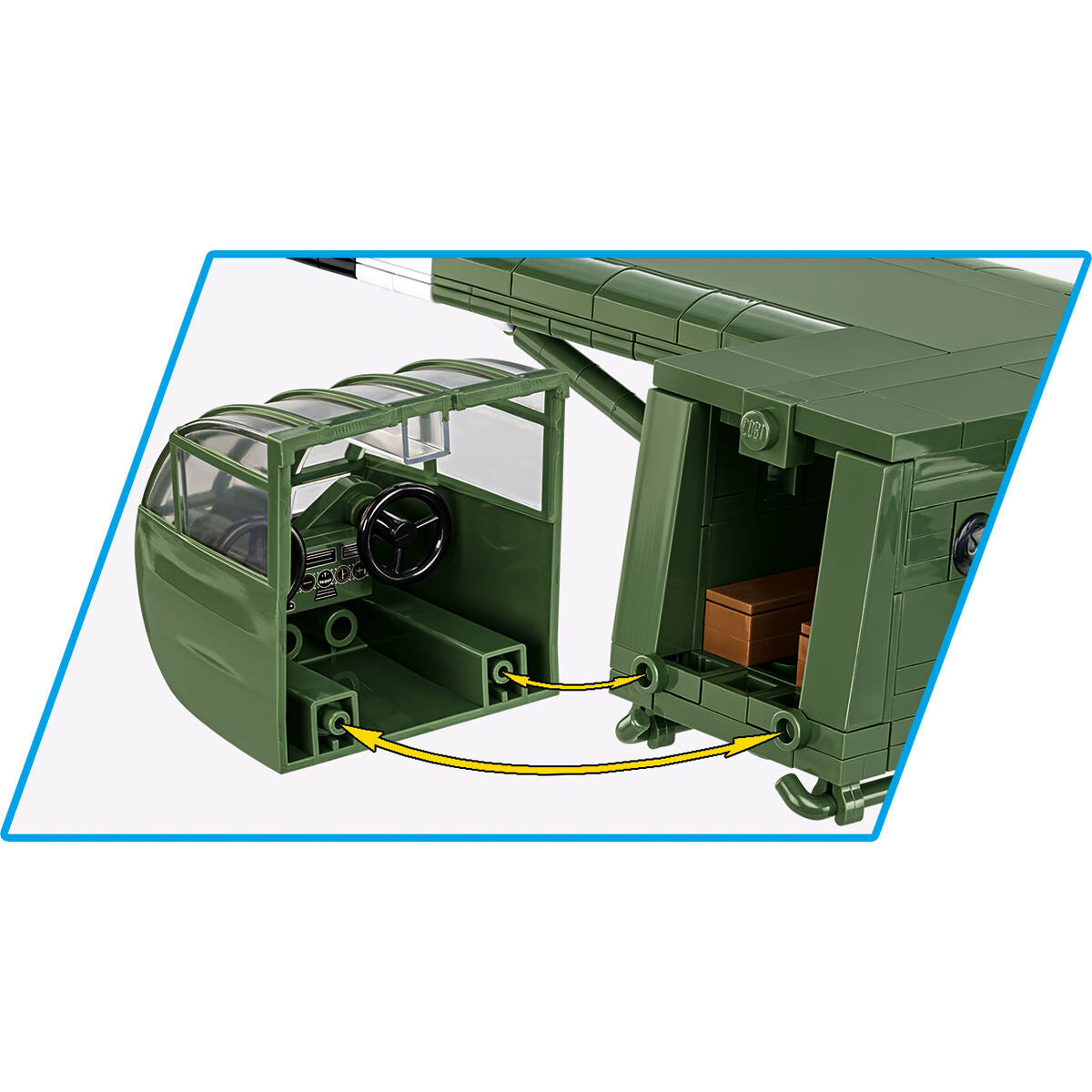 Planeador militar COBI WACO CG-4: Set n.° 5755