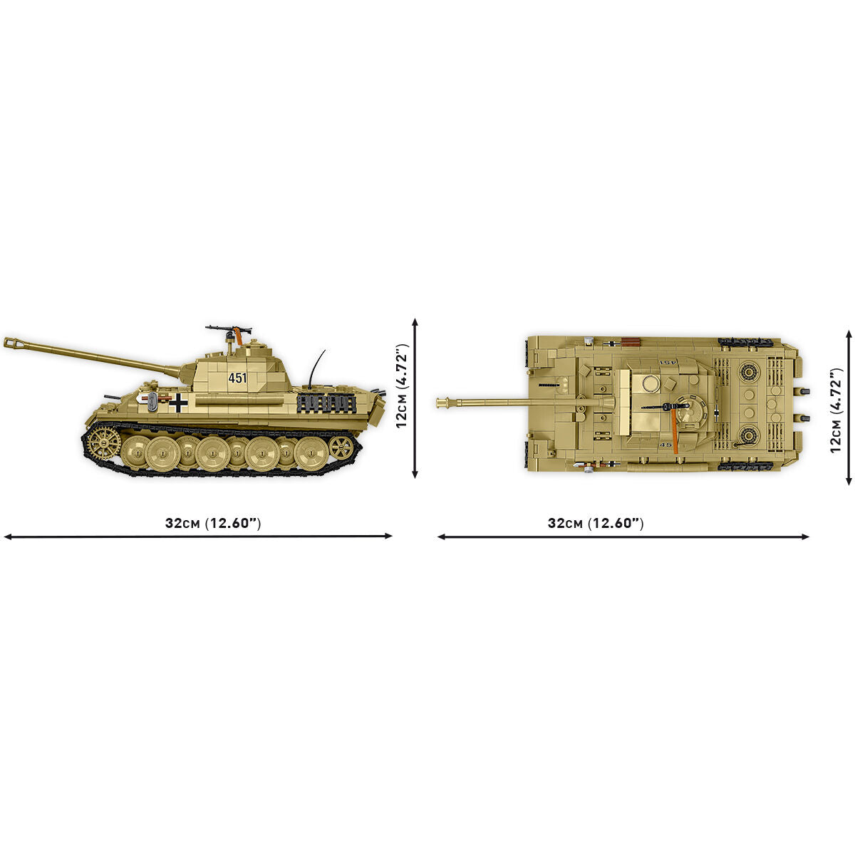 COBI PanzerKampfWagen V PANTHER Ausf. G 