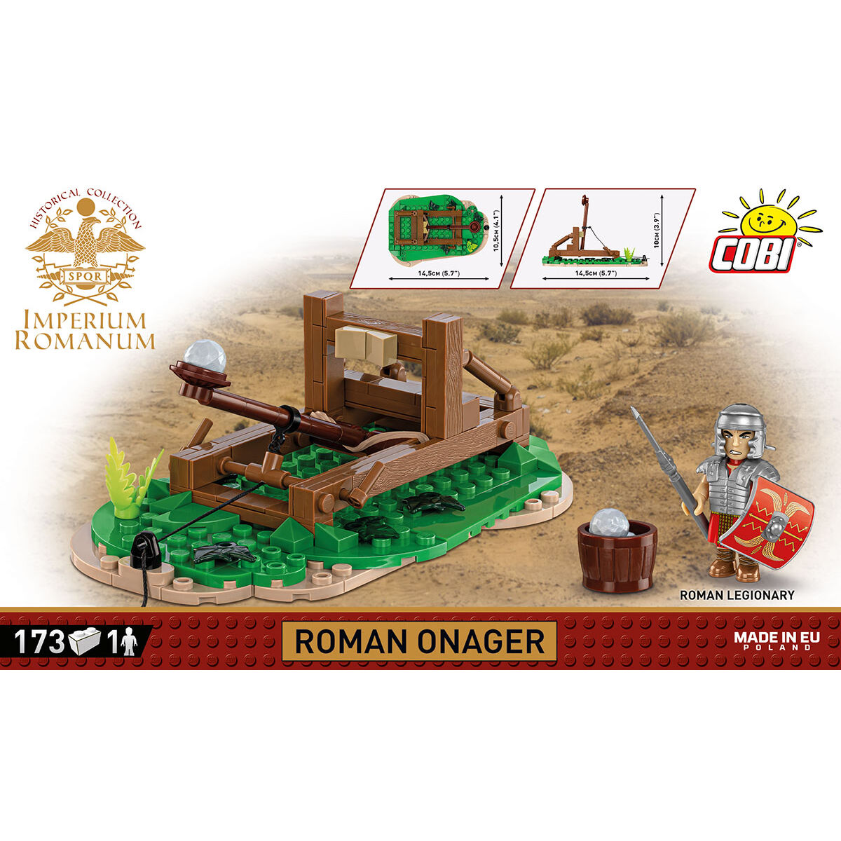 COBI IMPERIUM ROMANUM Roman Onager Catapult: Set #20068