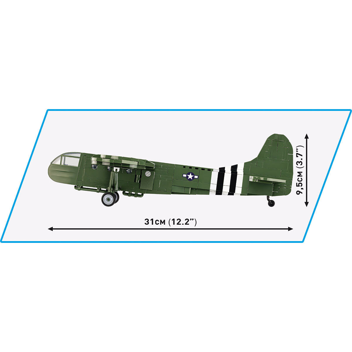 Planeador militar COBI WACO CG-4: Set n.° 5755