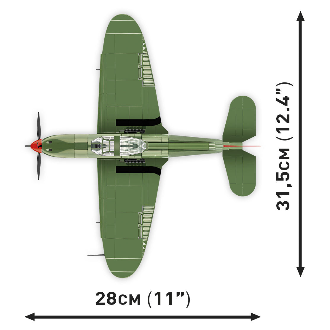 COBI Bell P-39Q Airacobra Fighter: Set #5747