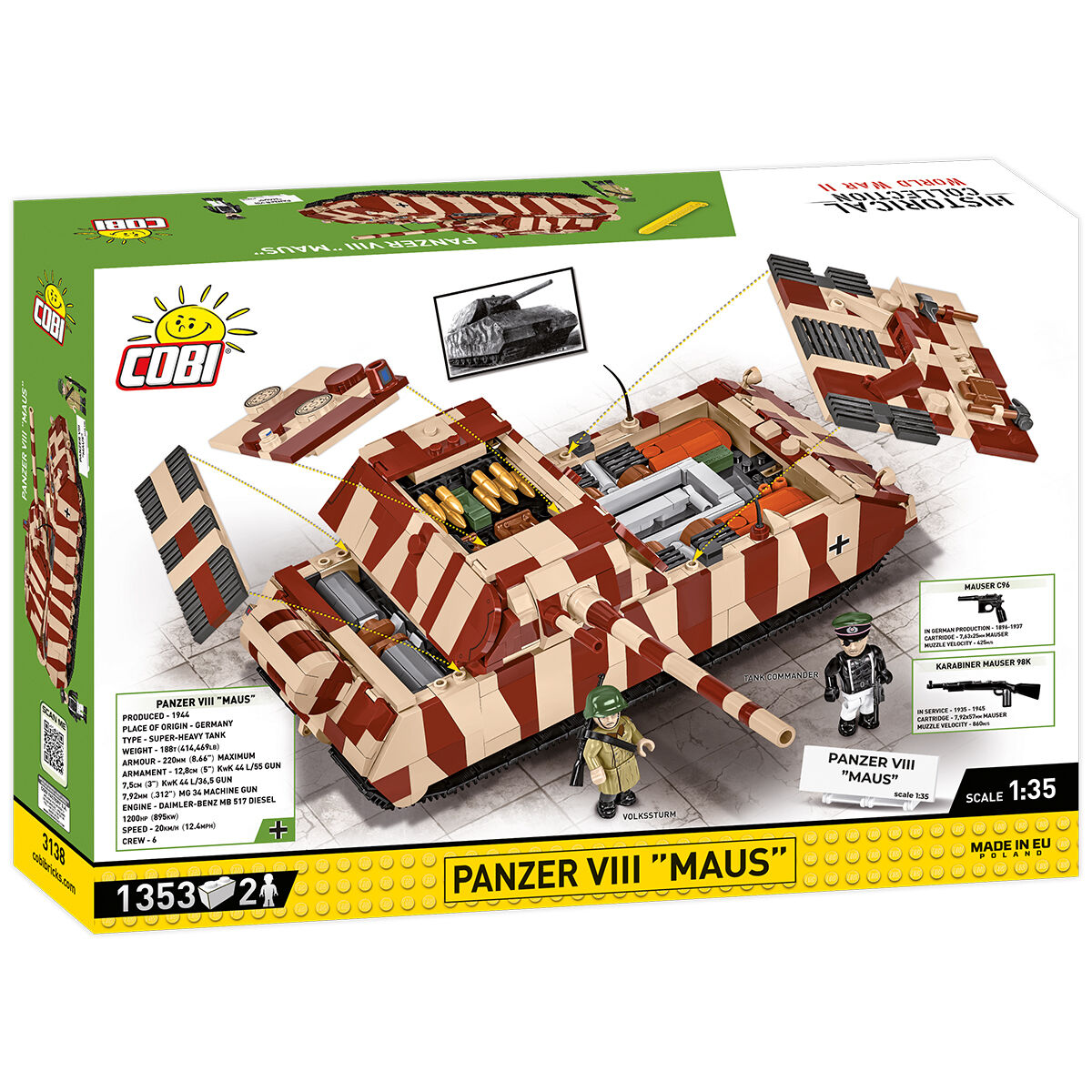 Tanque COBI Panzer VIII 
