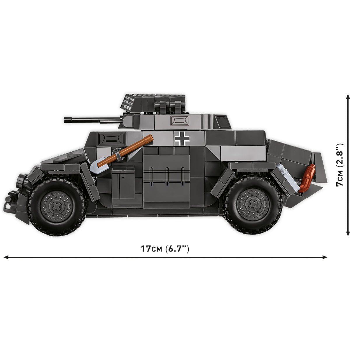 COBI Sd.Kfz. 222 Armored Vehicle: Set #2657