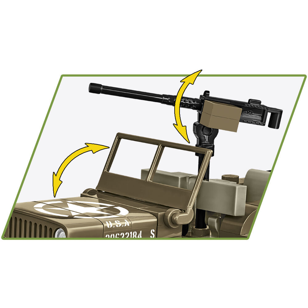 COBI JEEP Willys MB Vehicle and Trailer : Set #3132
