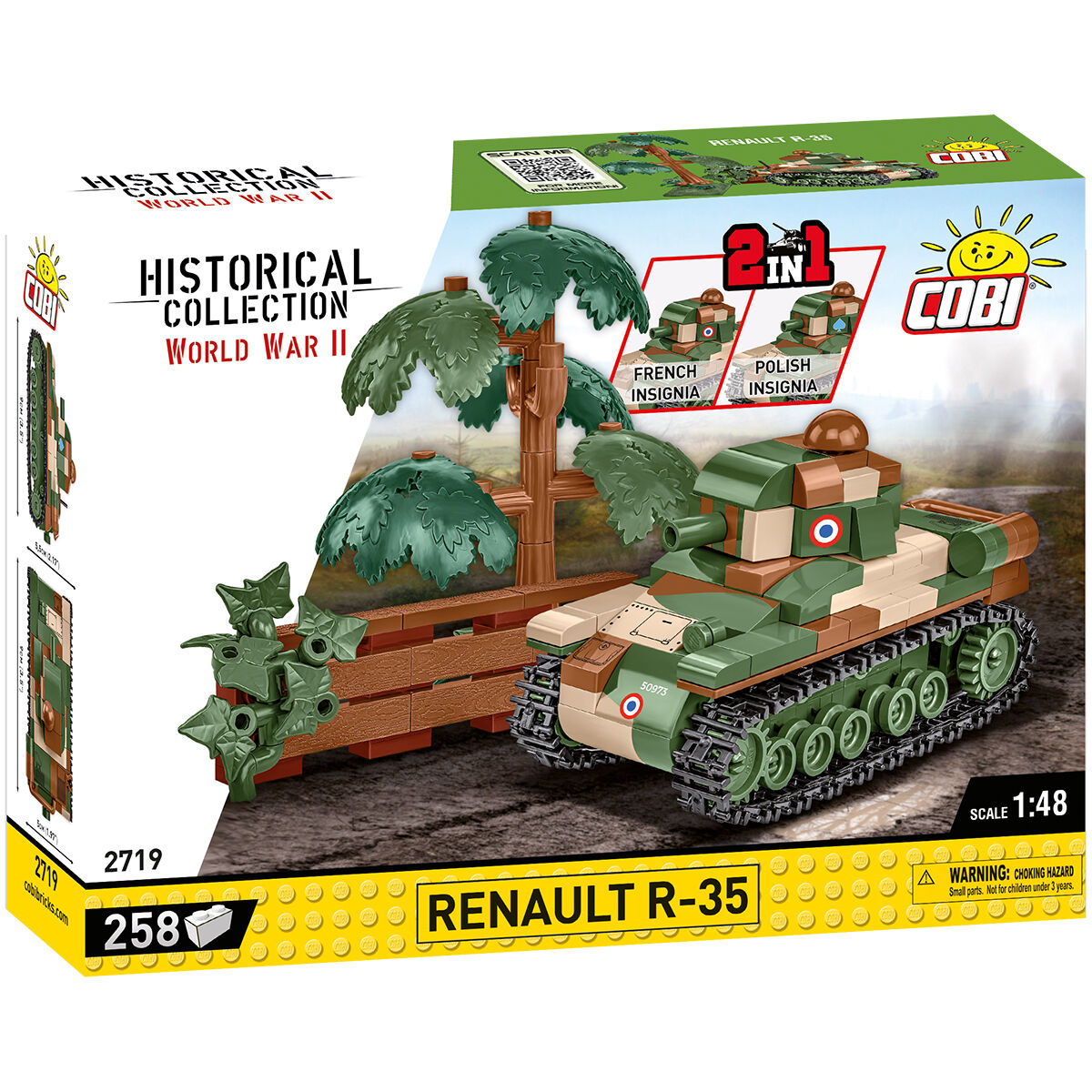 Tanque COBI Renault R-35 1:48: Set #2719