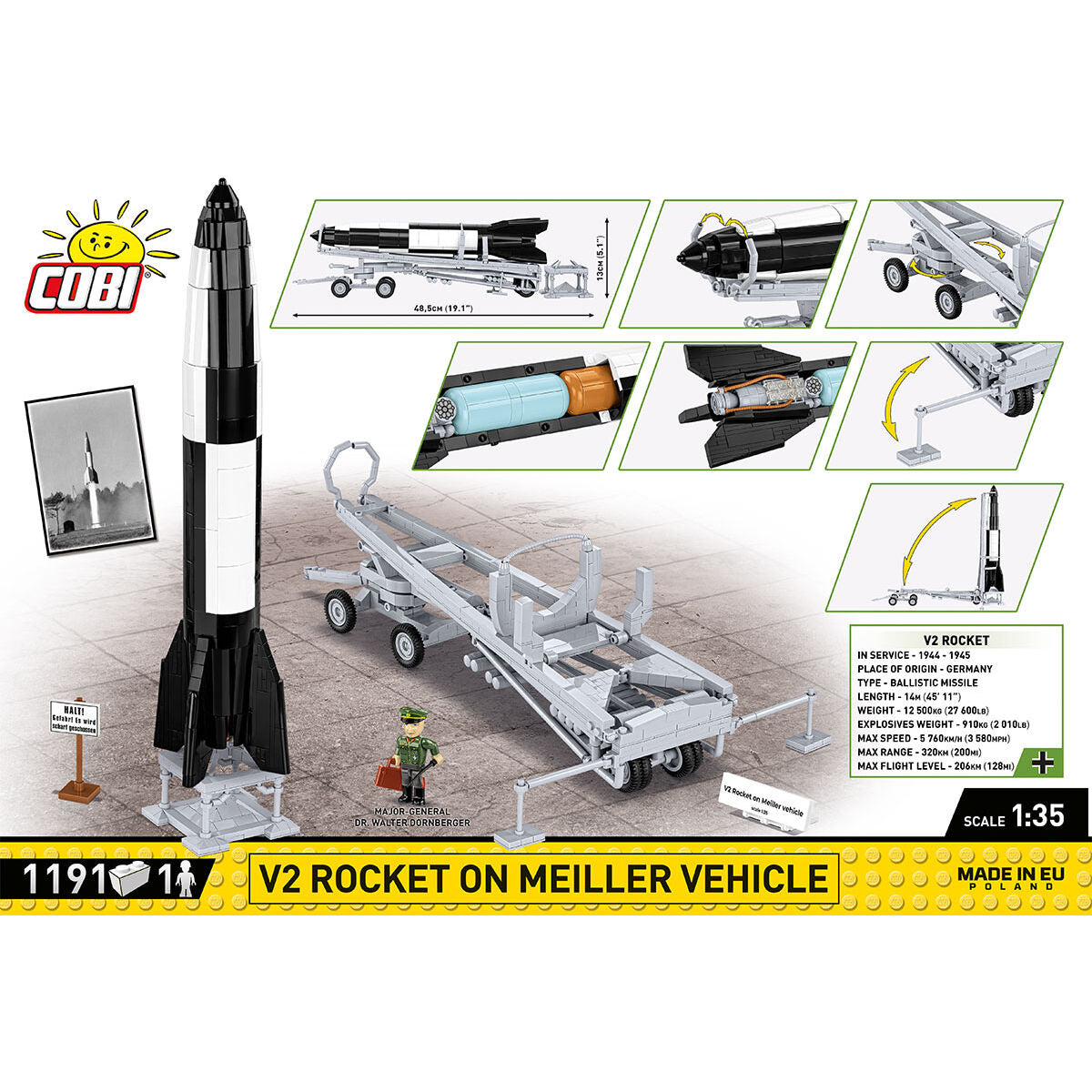 Cohete COBI EDICIÓN EJECUTIVA V2 en vehículo Meiller: Set n.° 3120