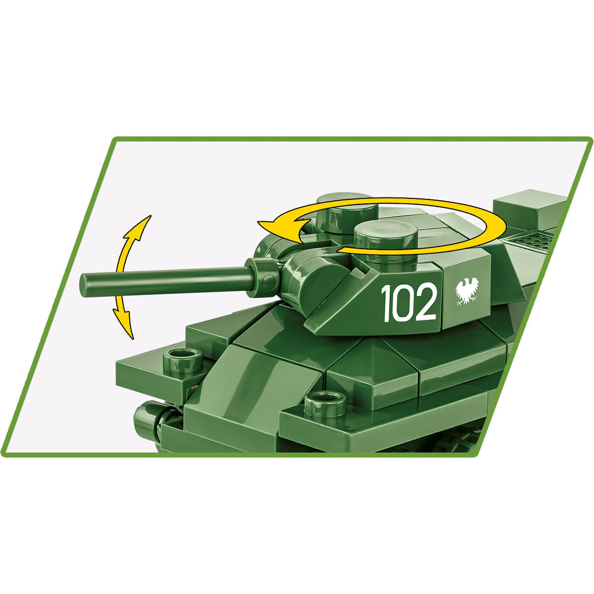 Tanque COBI T-34/76 Escala 1:72: Set n.° 3088