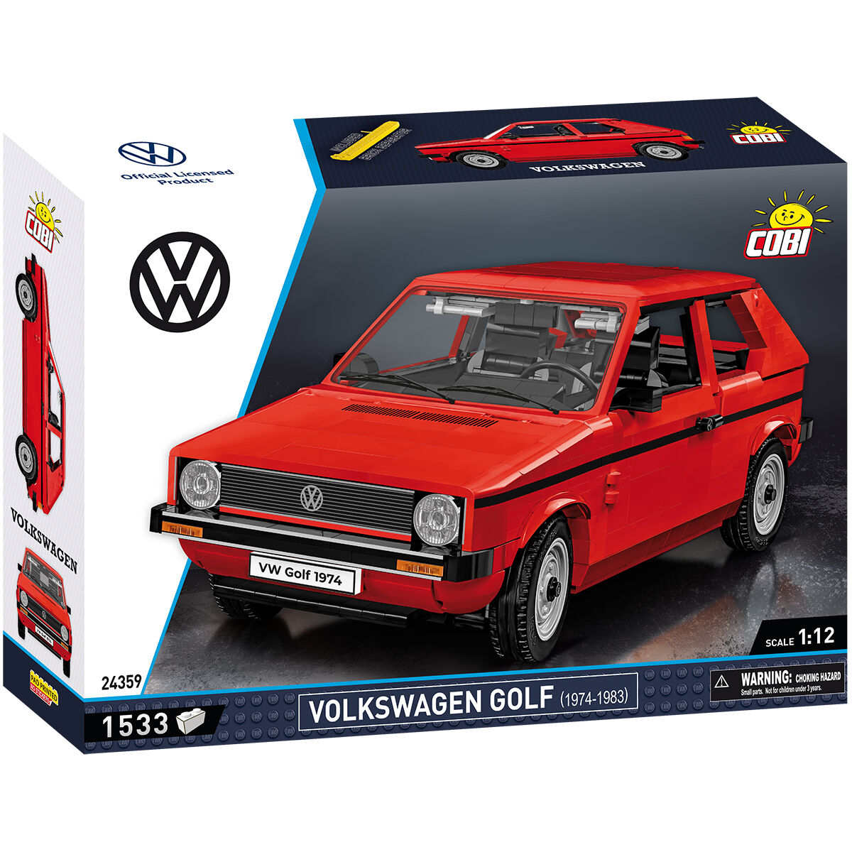 COBI Volkswagen Golf Rojo (1974-1983): Juego n.° 24359
