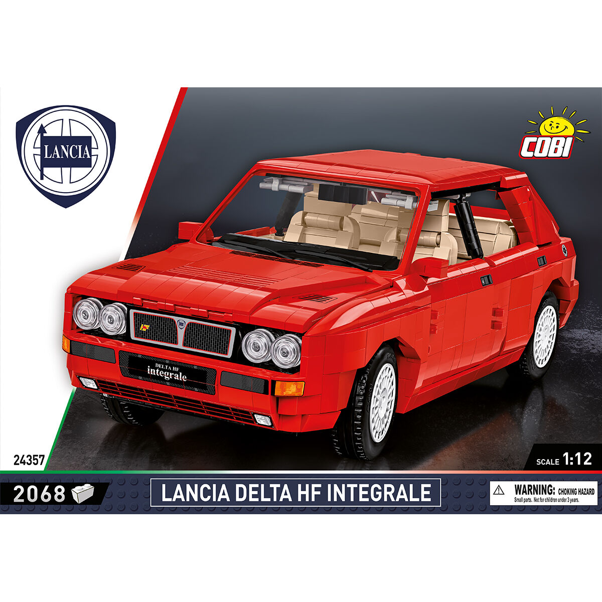 COBI Lancia Delta HF Integrale Car (1:12th) : Set #24357