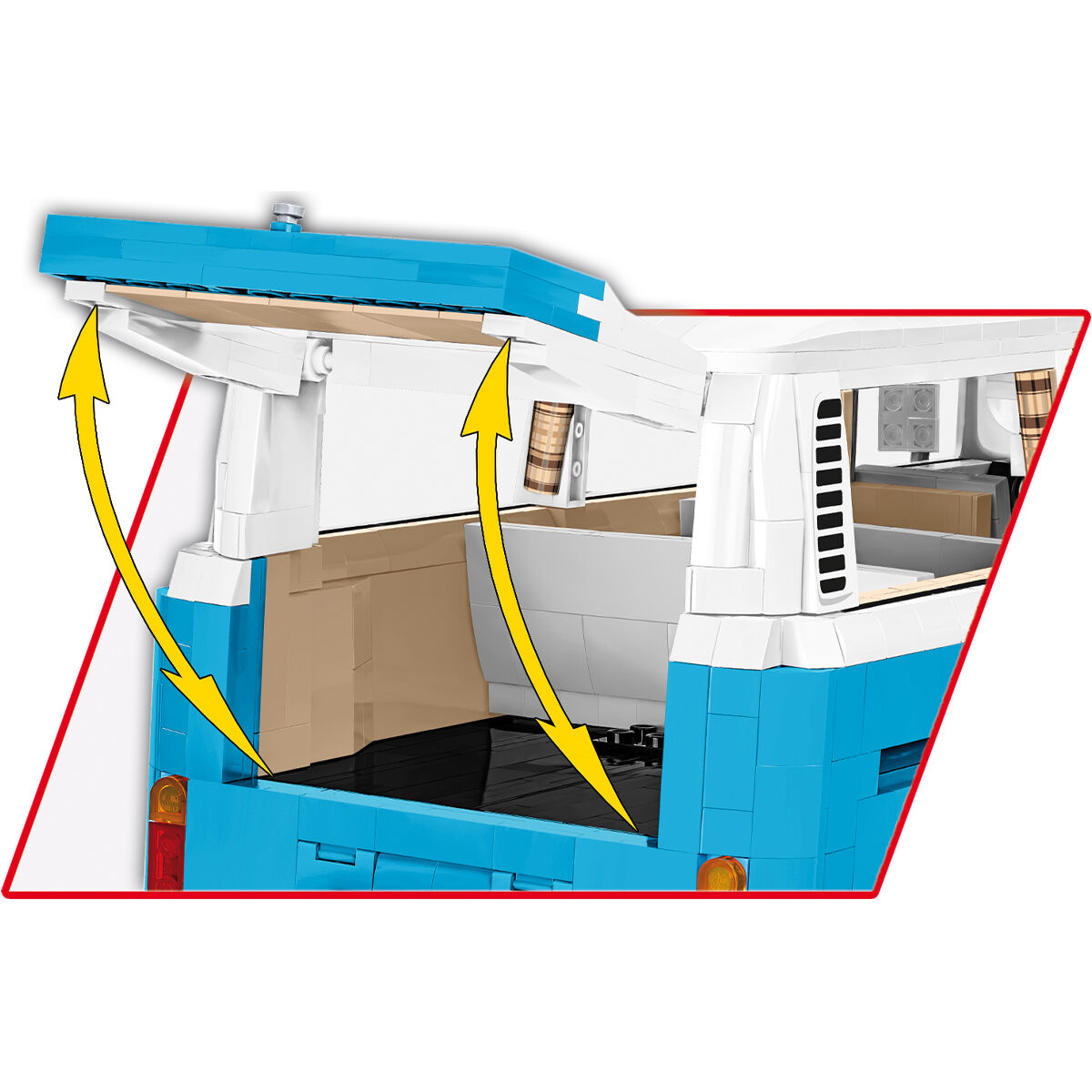 Autobús COBI Volkswagen T2b: Juego n.º 24362 