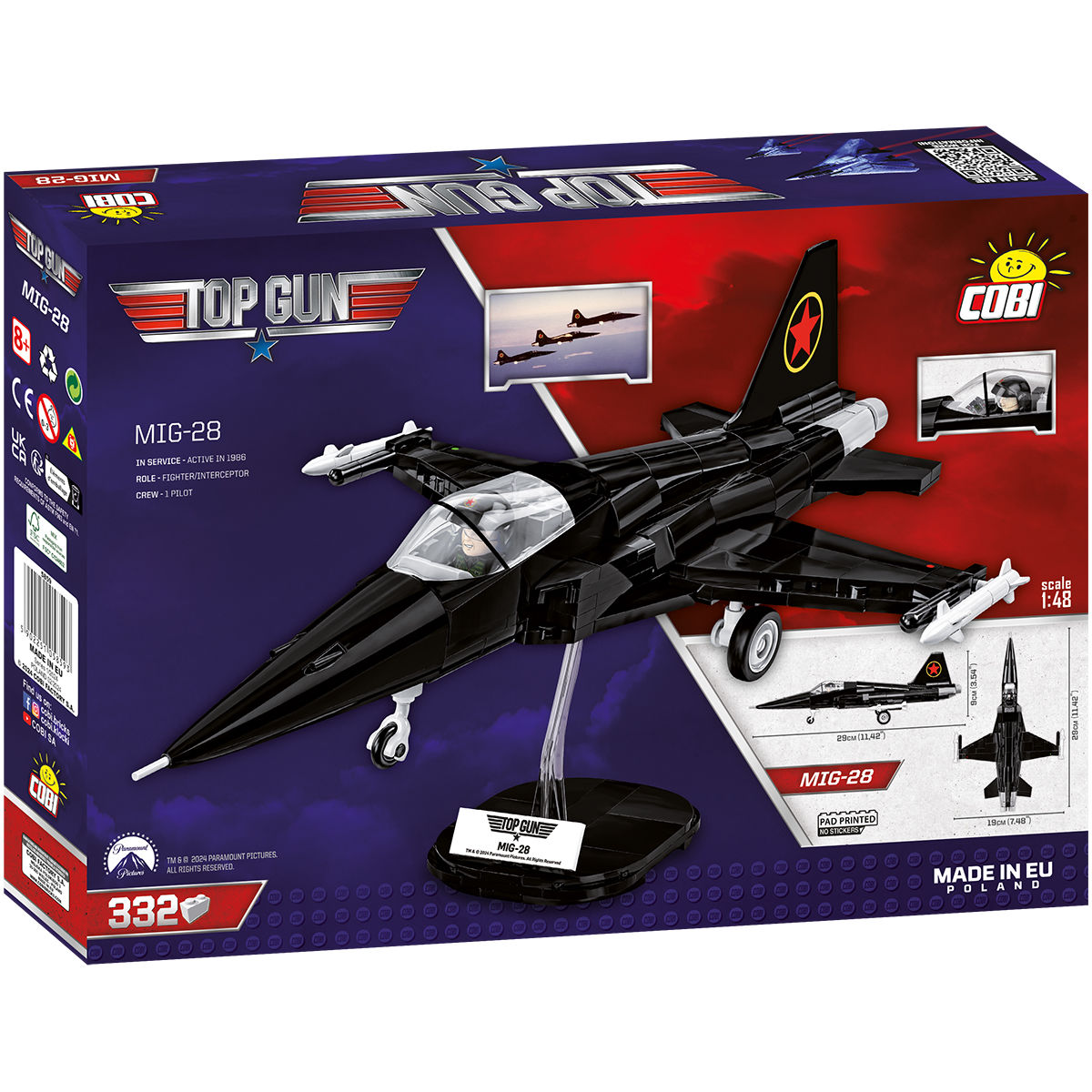 COBI TOP GUN MIG-28 Fighter Jet : Set #5859