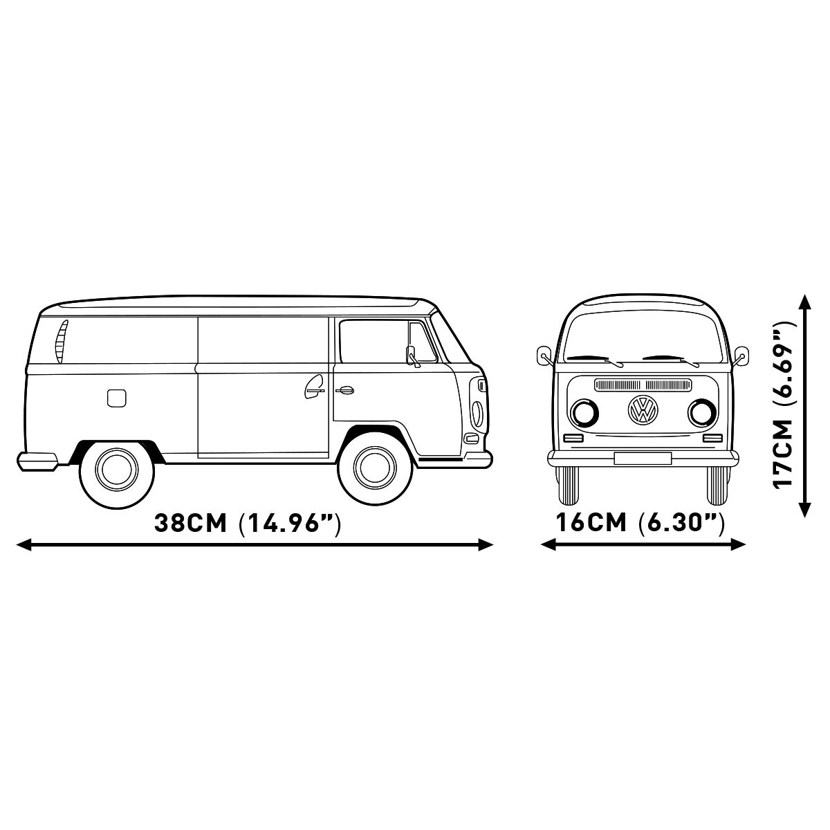 COBI EXECUTIVE EDITION Volkswagen T2a Camper Van: Set #24361