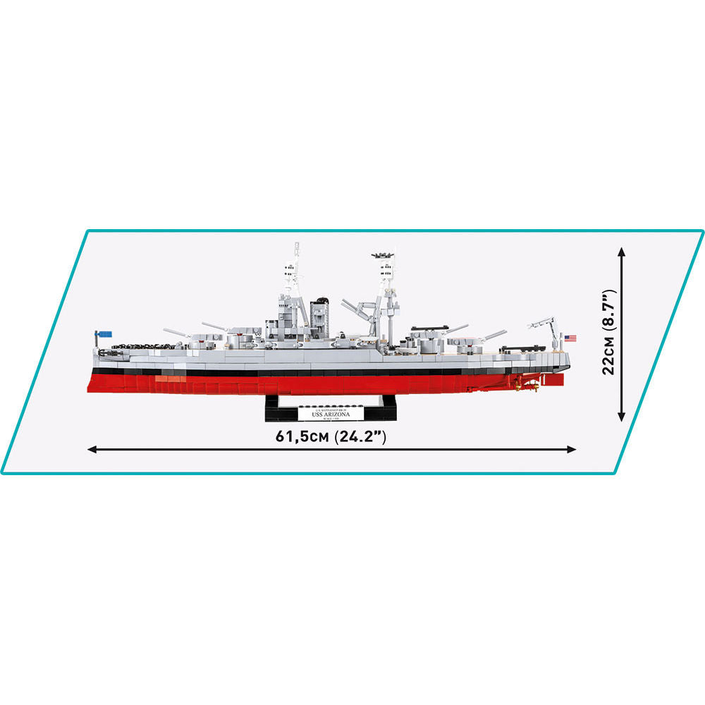 COBI Battleship USS Arizona (BB-39): Set #4843