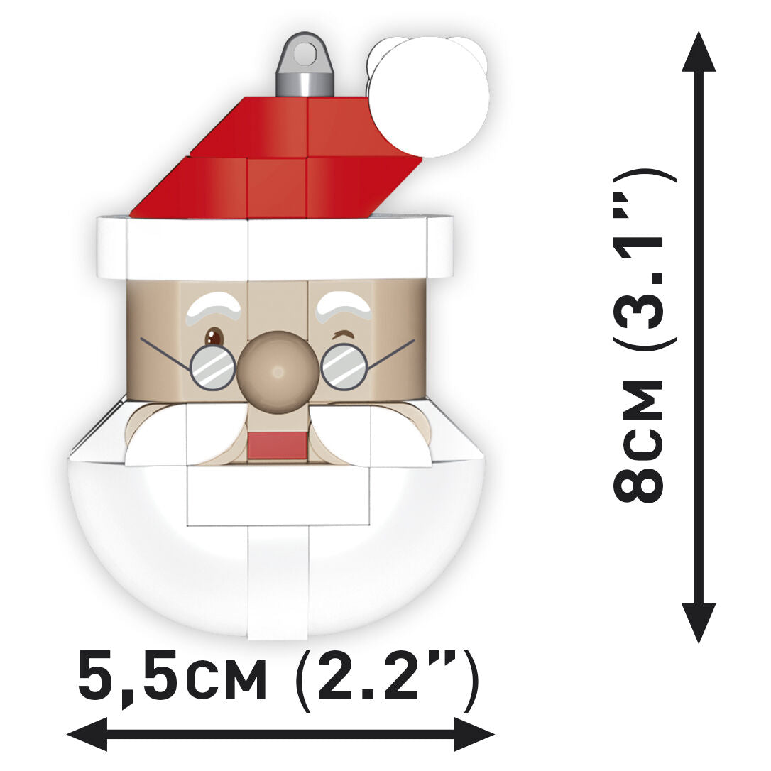 COBI Santa Claus Ornament: Set #200011