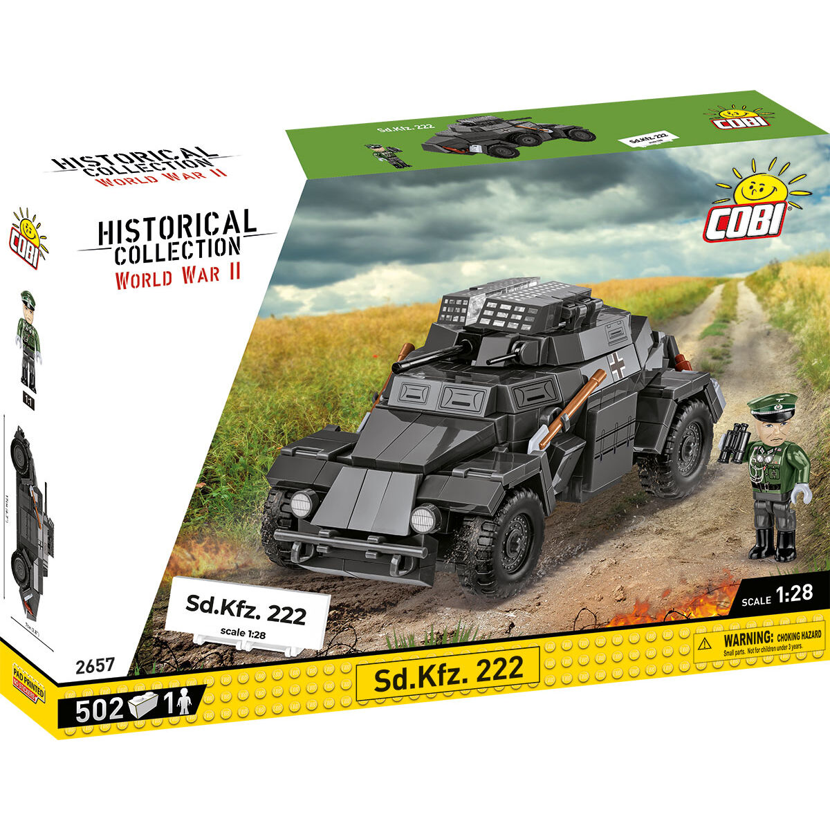COBI Sd.Kfz. 222 Armored Vehicle: Set #2657