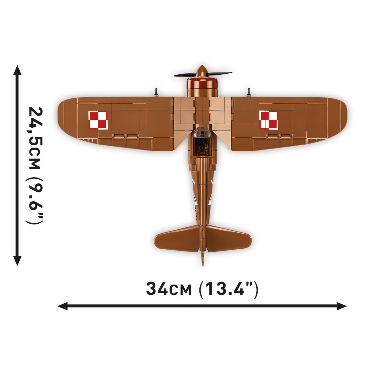 COBI PZL P.11c Fighter Plane : Set #5742