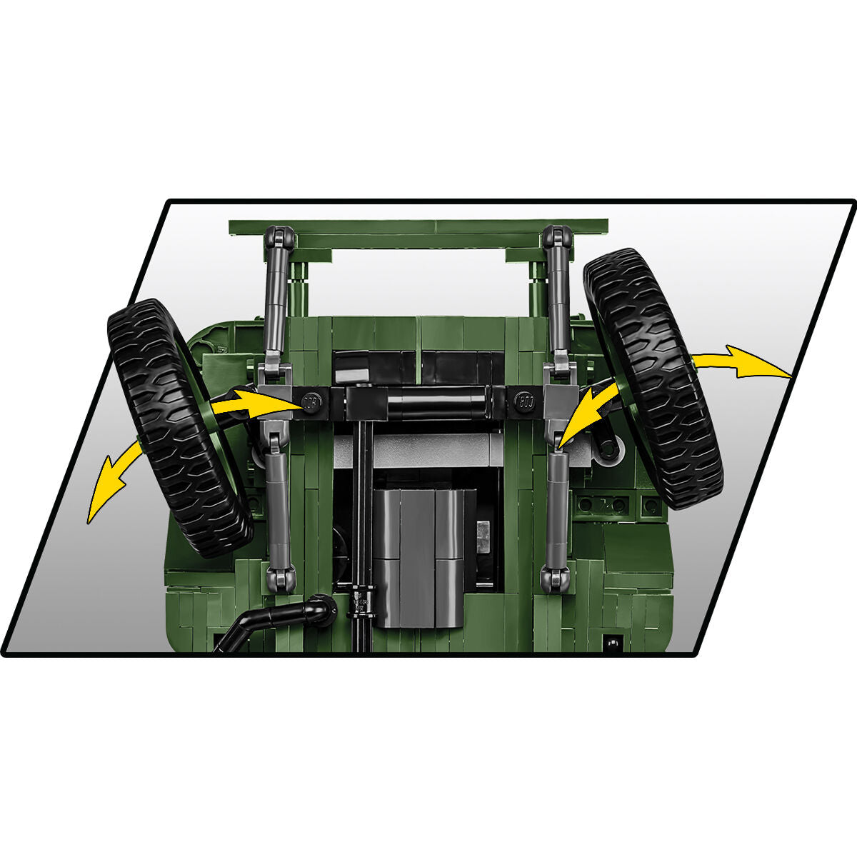 COBI EXECUTIVE EDITION JEEP Willys MB & Trailer: Set #2804