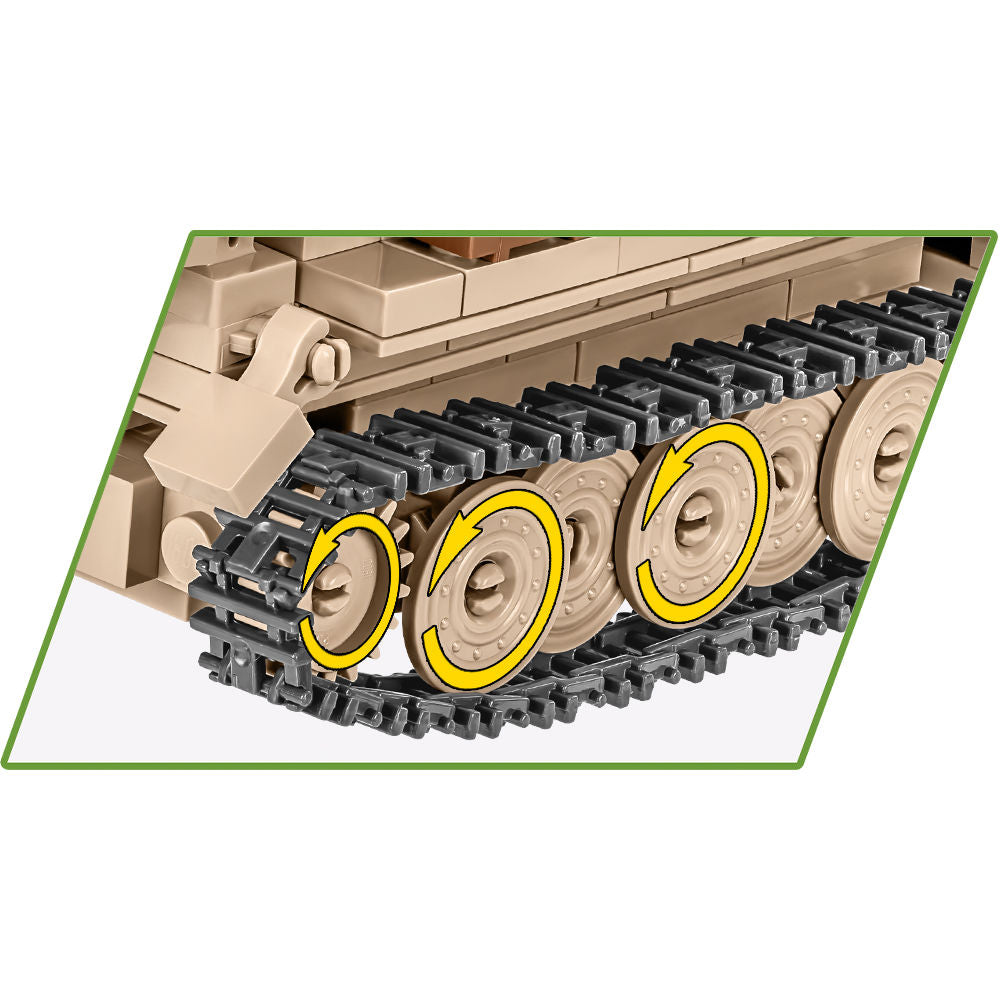 COBI Sd.Kfz. 10 Demag D7: Conjunto n.° 2273